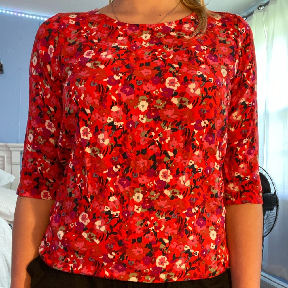 Old Navy Flower Blouse